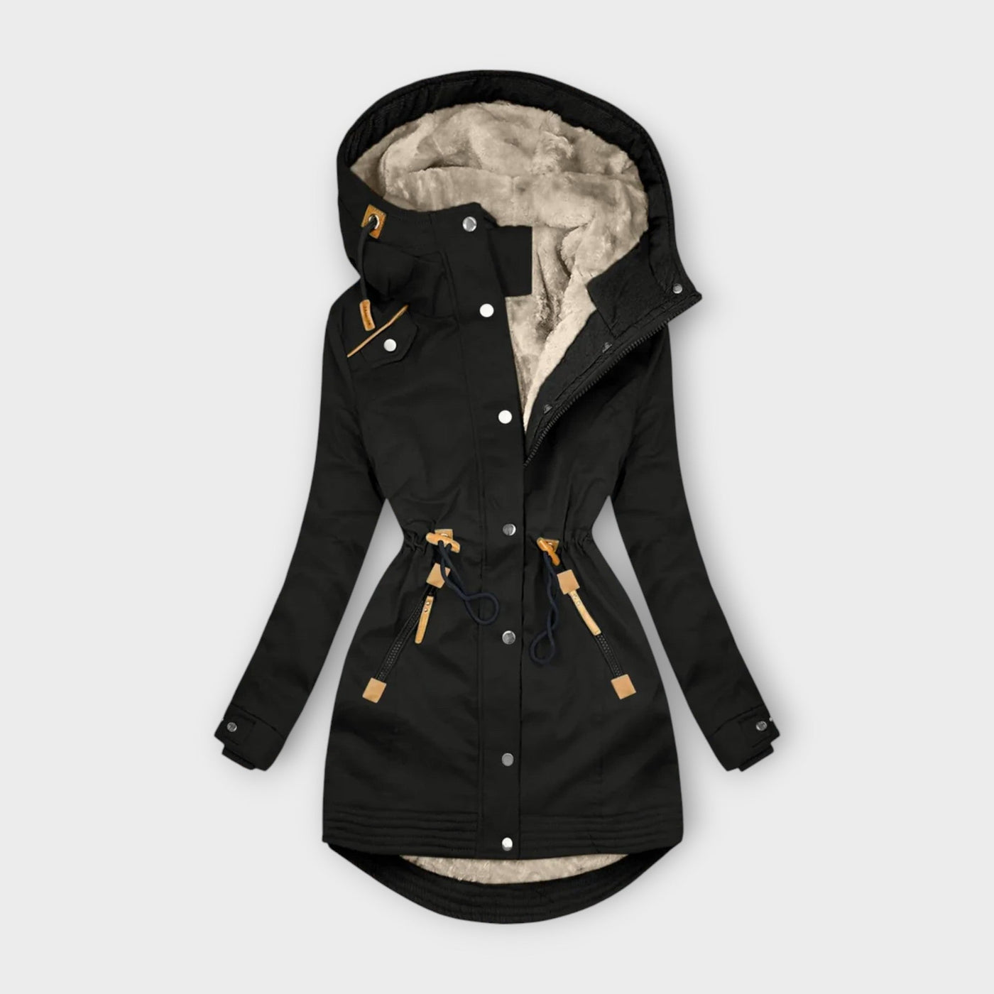 Georgia | Manteau Doublé en Fourrure Douillet