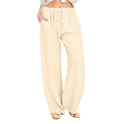 Vivienne | Pantalon en coton/lin