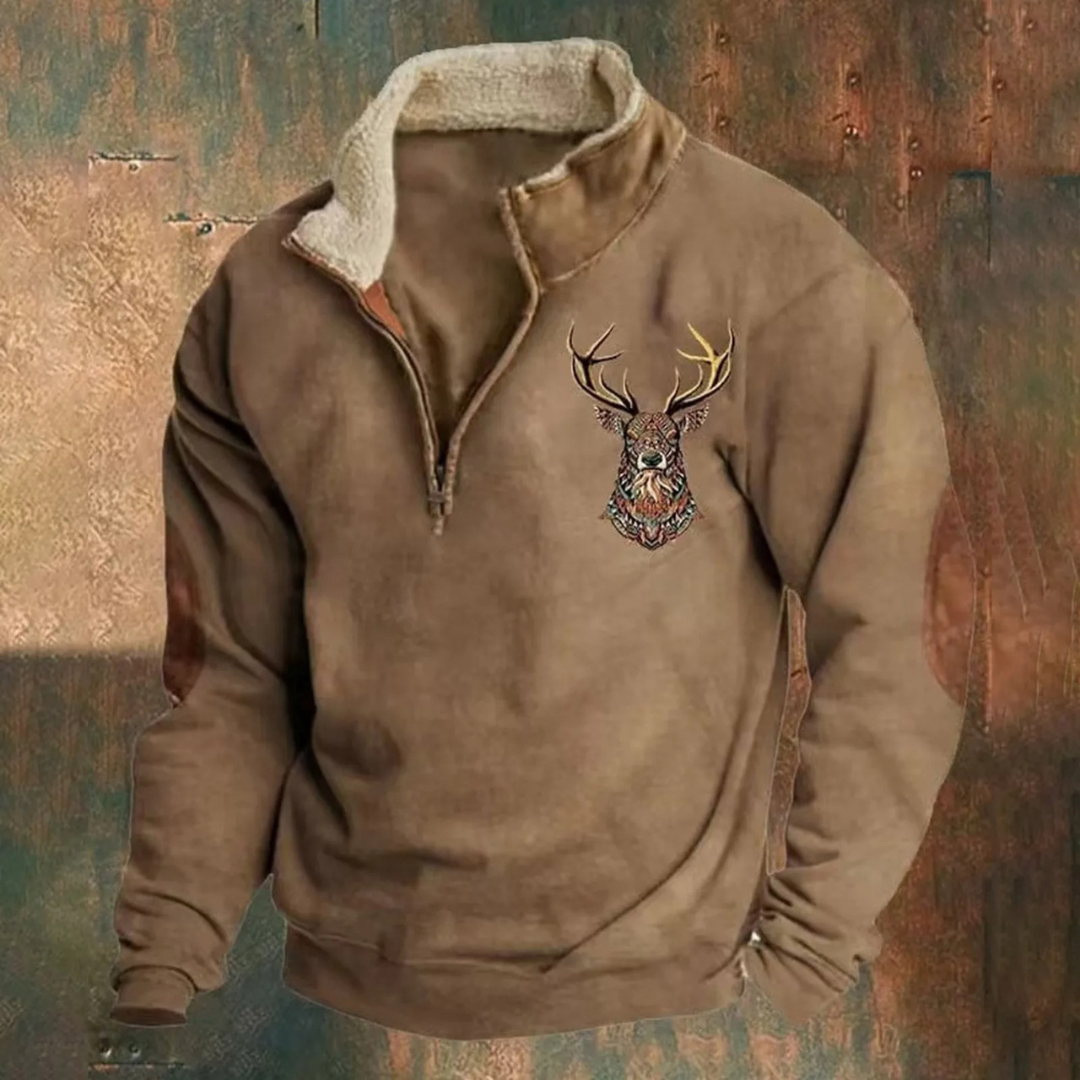 Dirk | Élégant Pull zippé à un quart