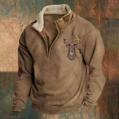 Dirk | Élégant Pull zippé à un quart