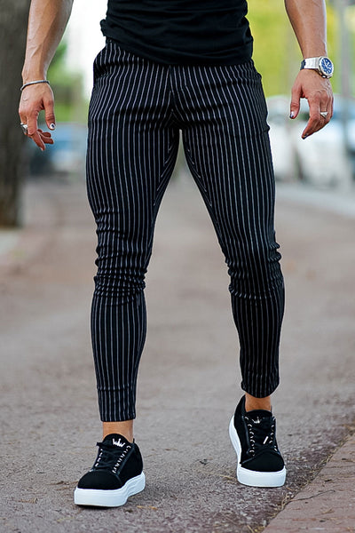Nolan | Pantalon Stylé à Rayures