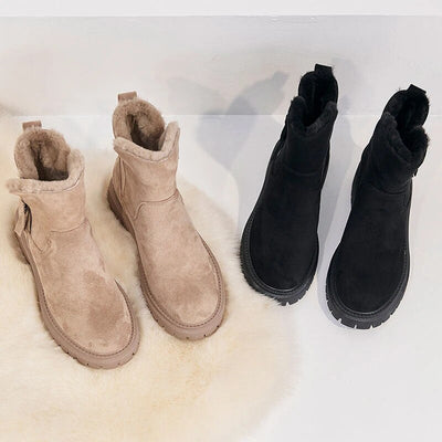 Monique | Bottes chaudes zippées et élégantes