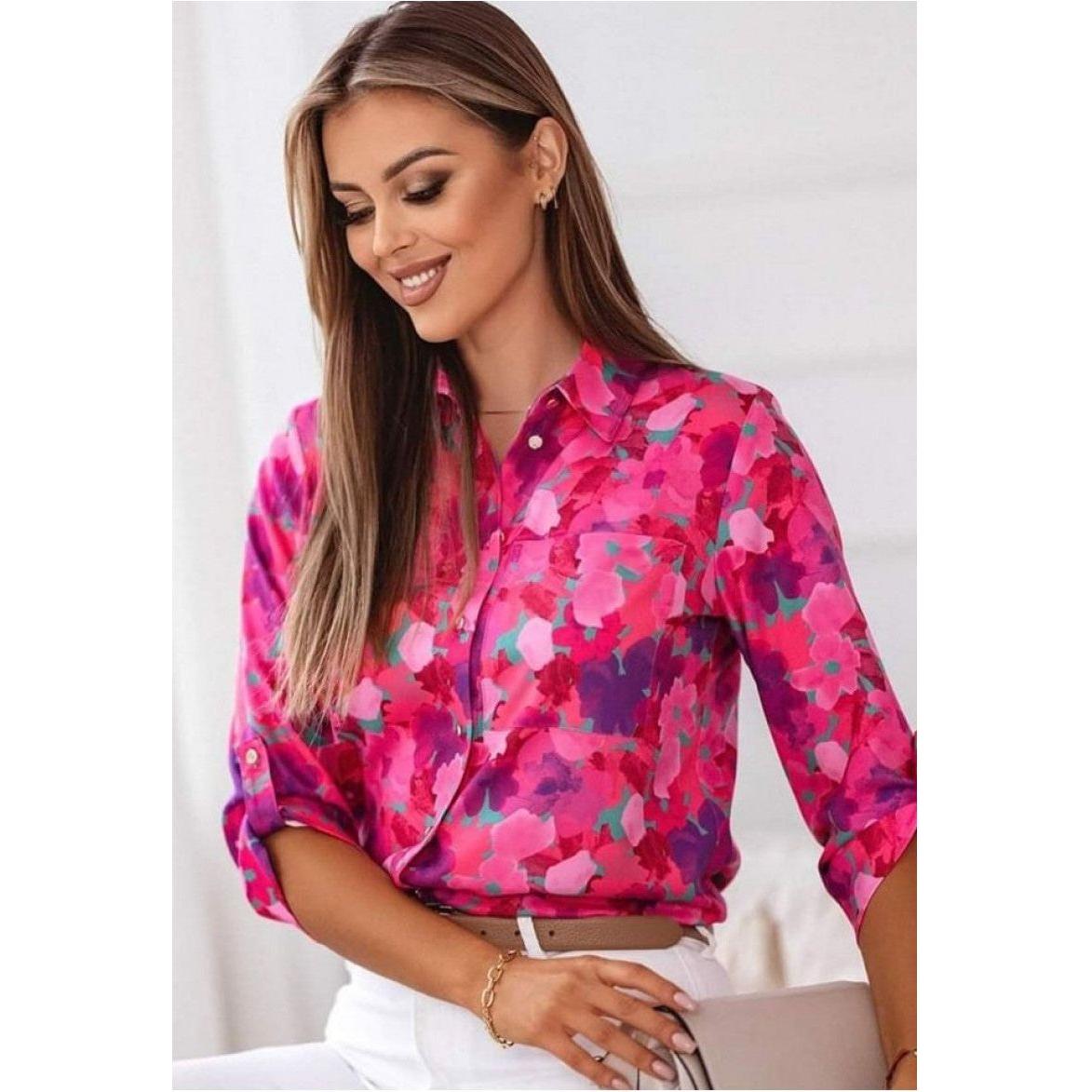 Mari | Blouse Fleurie Élégante