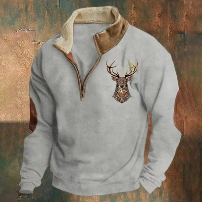 Dirk | Élégant Pull zippé à un quart
