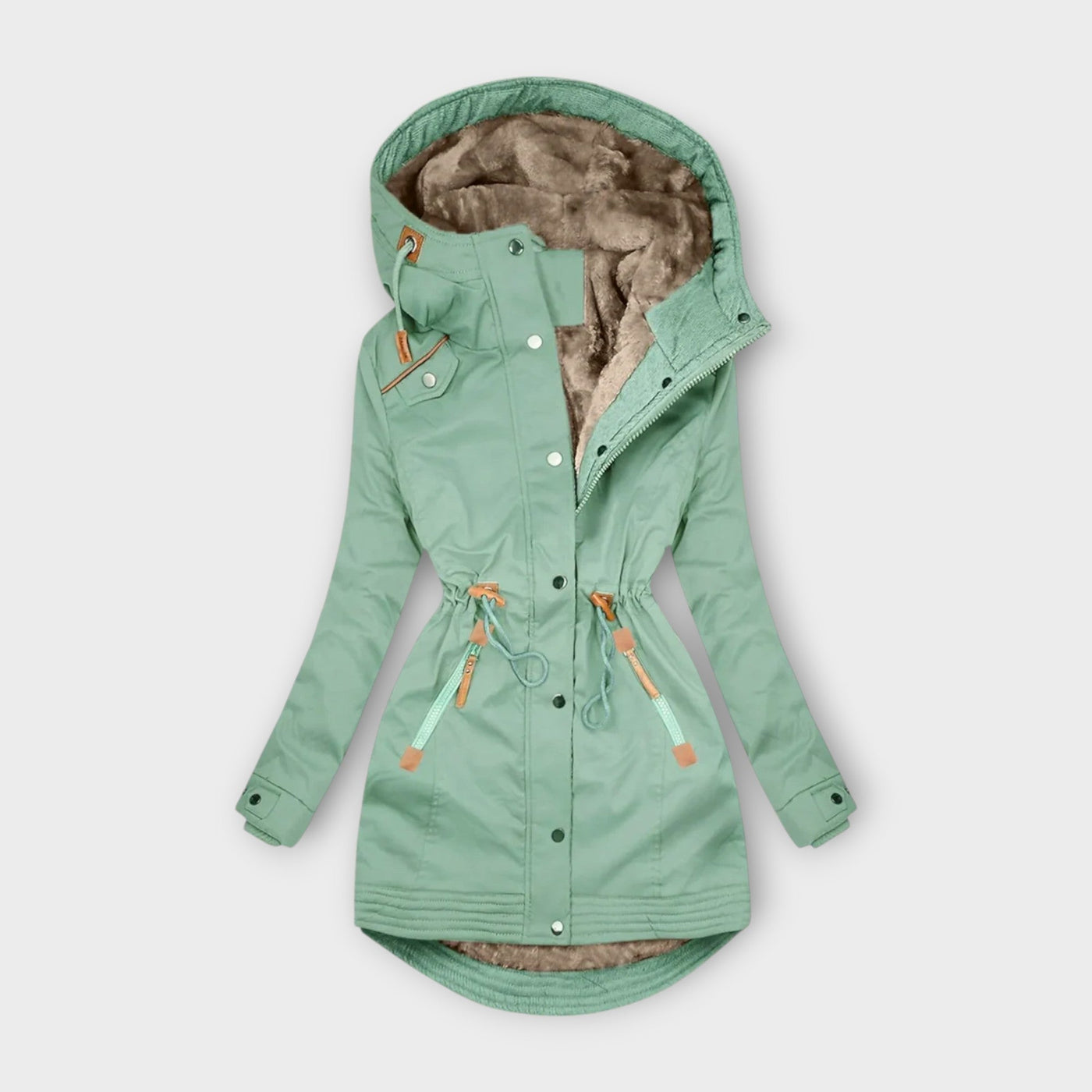 Georgia | Manteau Doublé en Fourrure Douillet