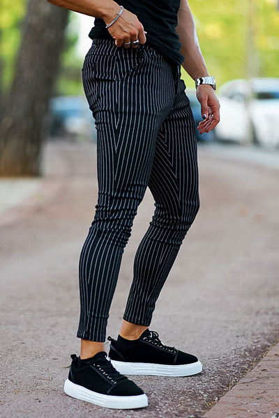 Nolan | Pantalon Stylé à Rayures