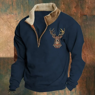 Dirk | Élégant Pull zippé à un quart