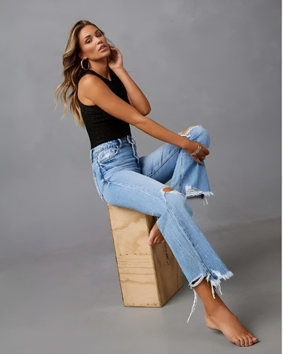 Maya Boho | Jean à jambe large