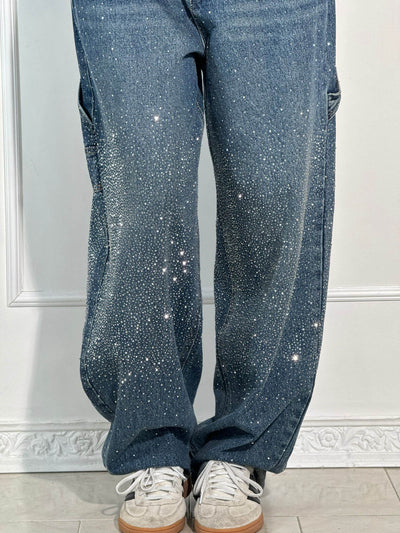 Belle | Jean en Denim Brillant