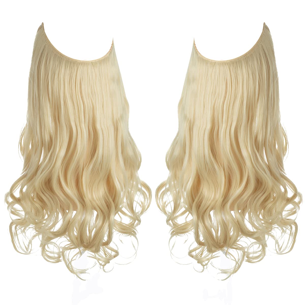 Extensions de cheveux blonds de plage