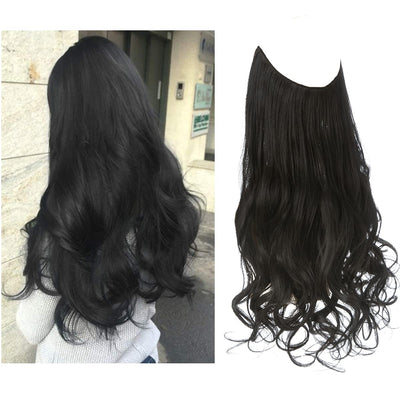 Extensions de cheveux noirs