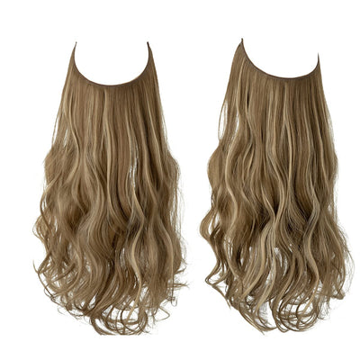 Extensions de cheveux brun moyen/blond cendré