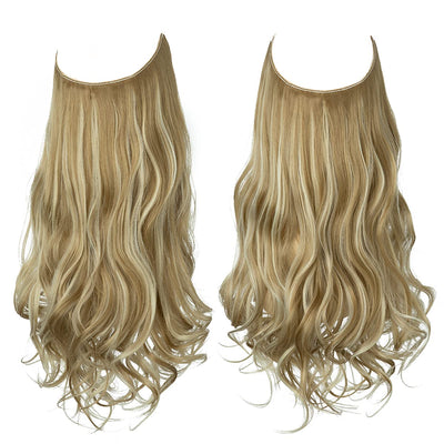 Extensions de cheveux blond foncé/blond plage