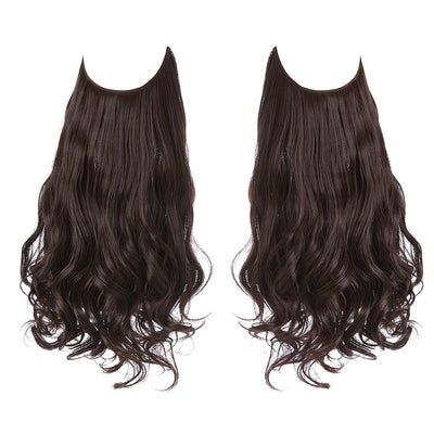 Extensions de cheveux châtain