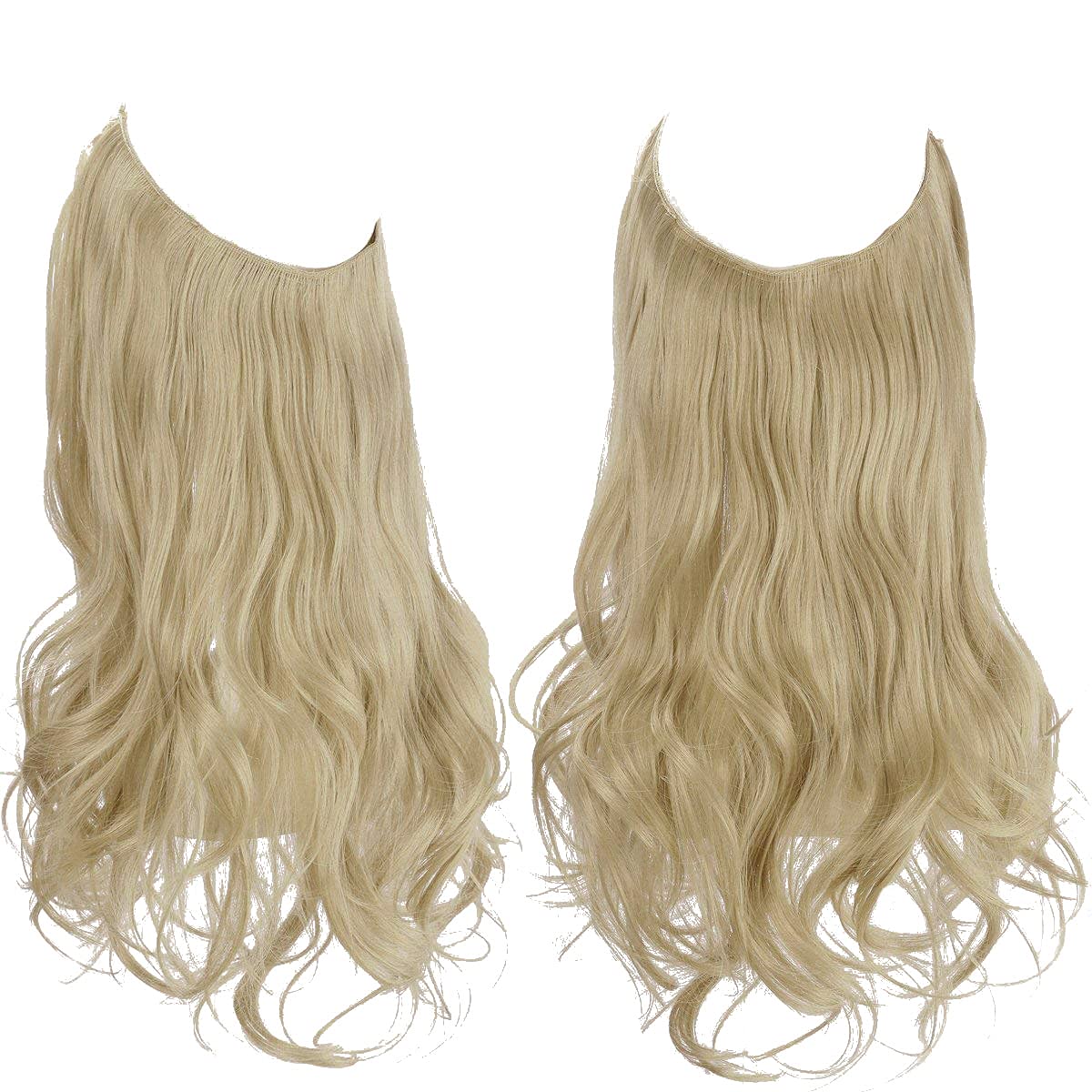 Extensions de cheveux blond cendré pâle