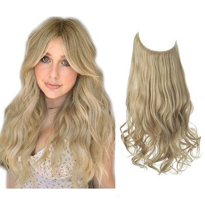 Extensions de cheveux blond cendré pâle