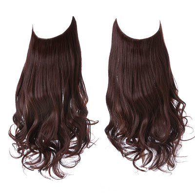 Extensions de cheveux auburn foncé