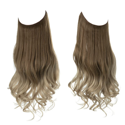 Extensions de cheveux bruns à blond cendré