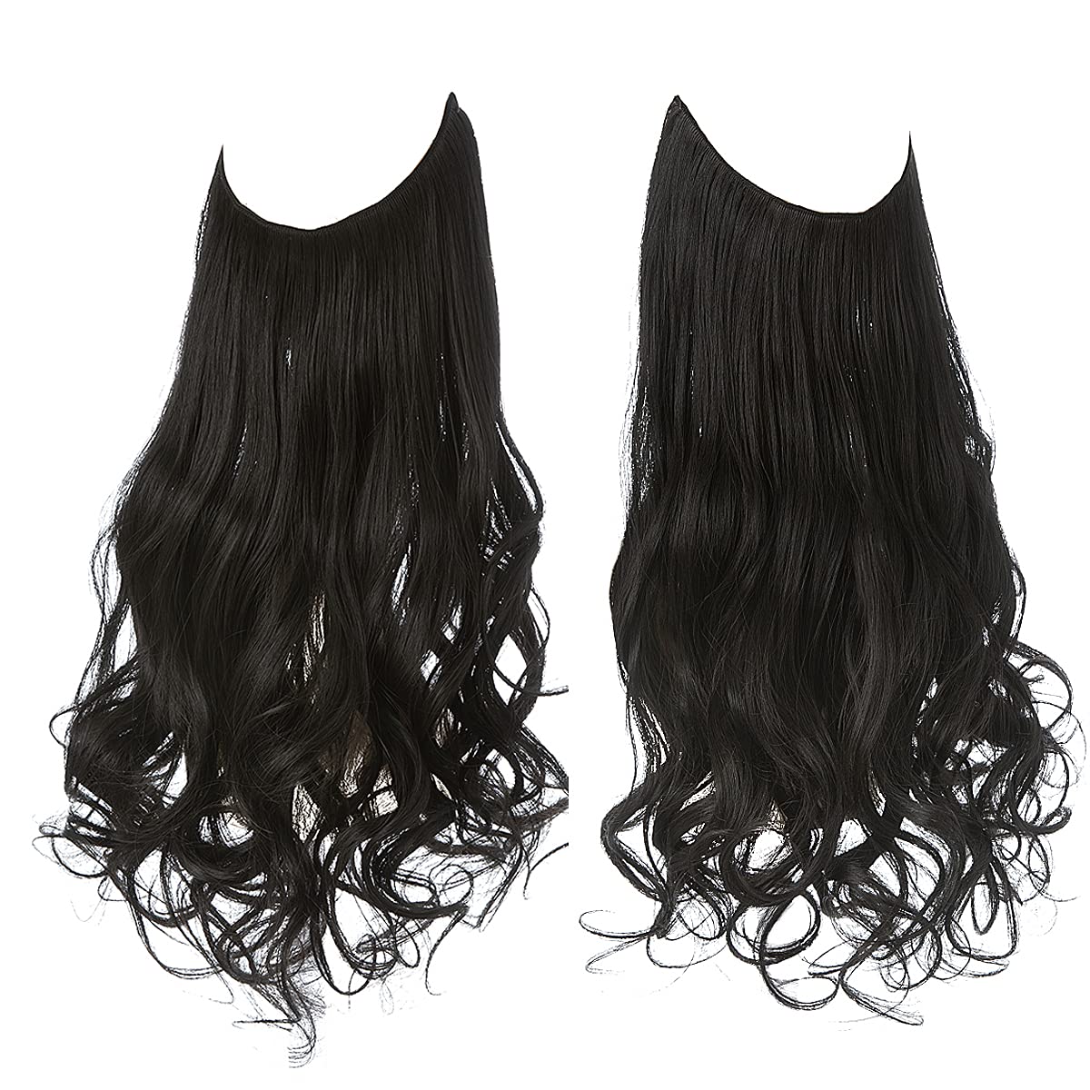 Extensions de cheveux noirs