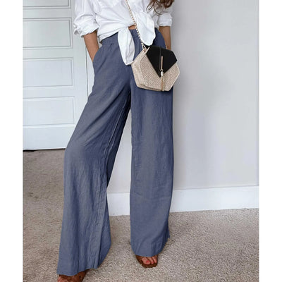 Vivienne | Pantalon en coton/lin