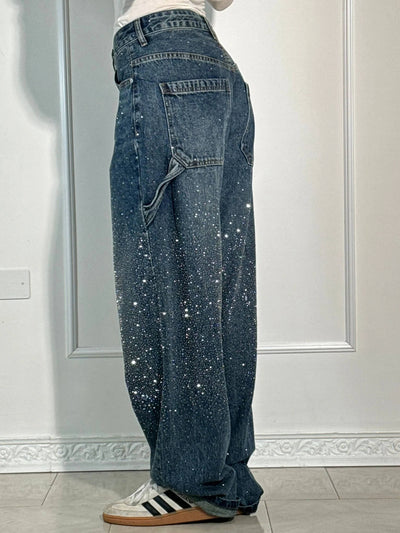 Belle | Jean en Denim Brillant