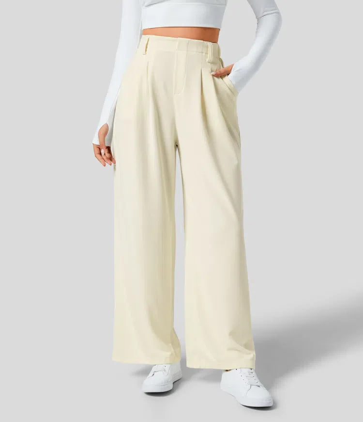 PANTALON LARGE TAILLE HAUTE