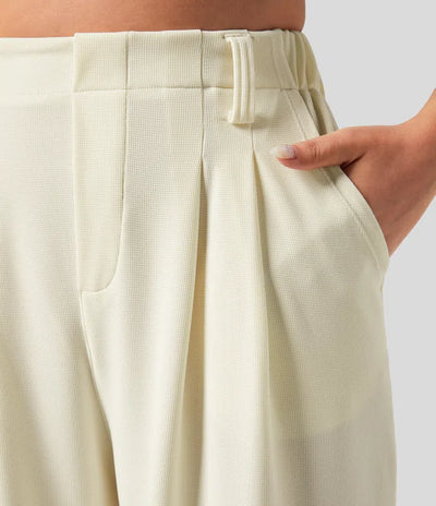 PANTALON LARGE TAILLE HAUTE