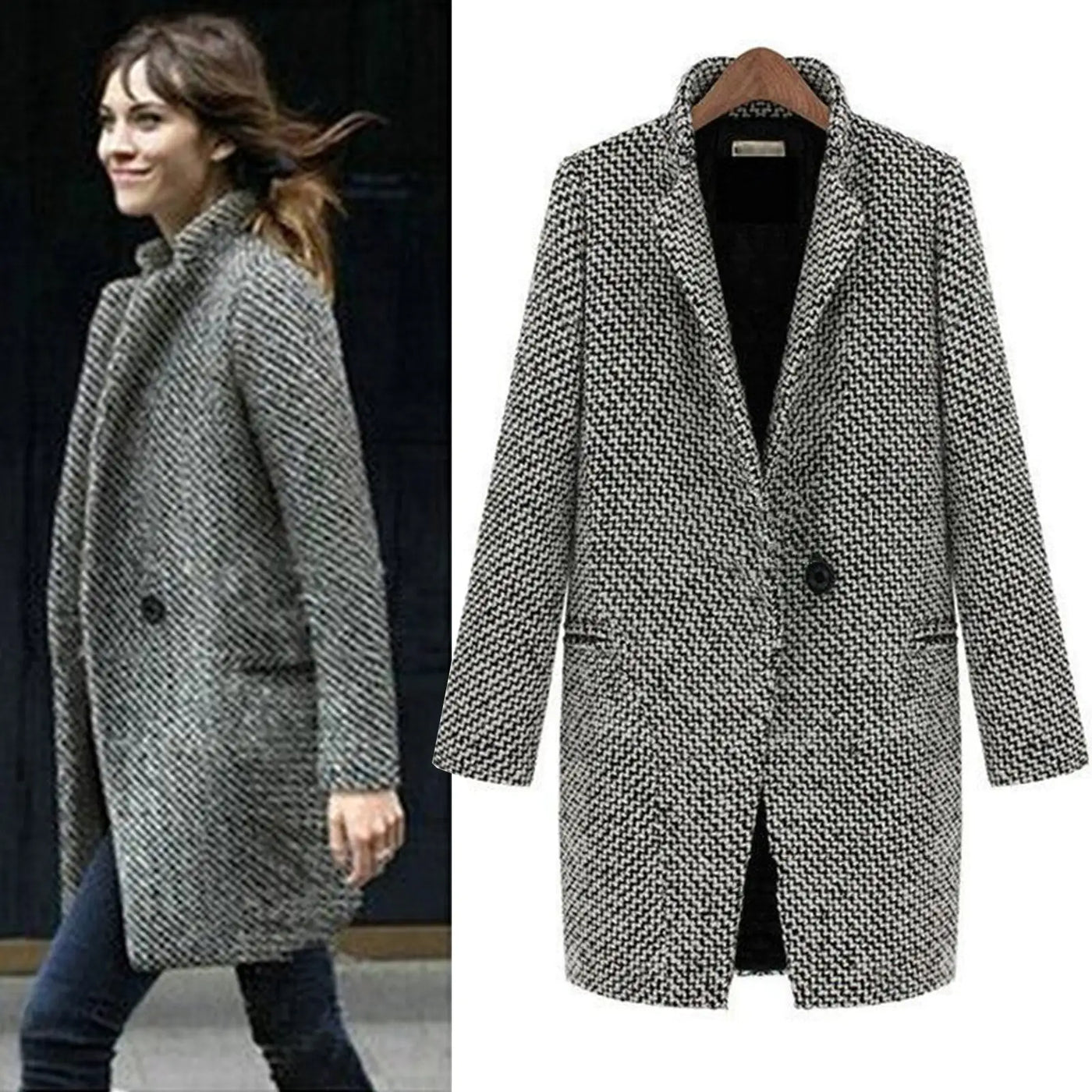 Cheska | Manteau Long en Laine