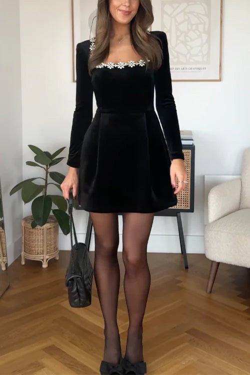 Quiana | Robe Élégante en Velours