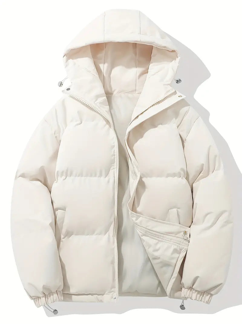 Anna | Manteau d'Hiver Doublé avec Capuche