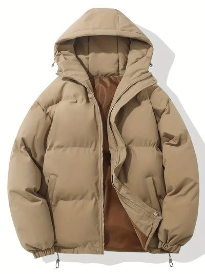 Anna | Manteau d'Hiver Doublé avec Capuche