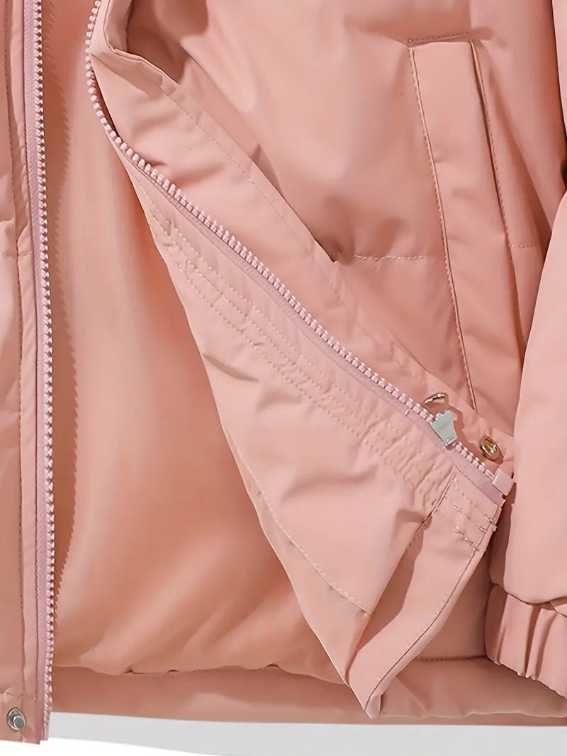Anna | Manteau d'Hiver Doublé avec Capuche