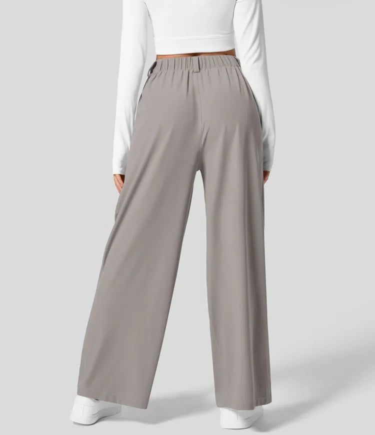 PANTALON LARGE TAILLE HAUTE