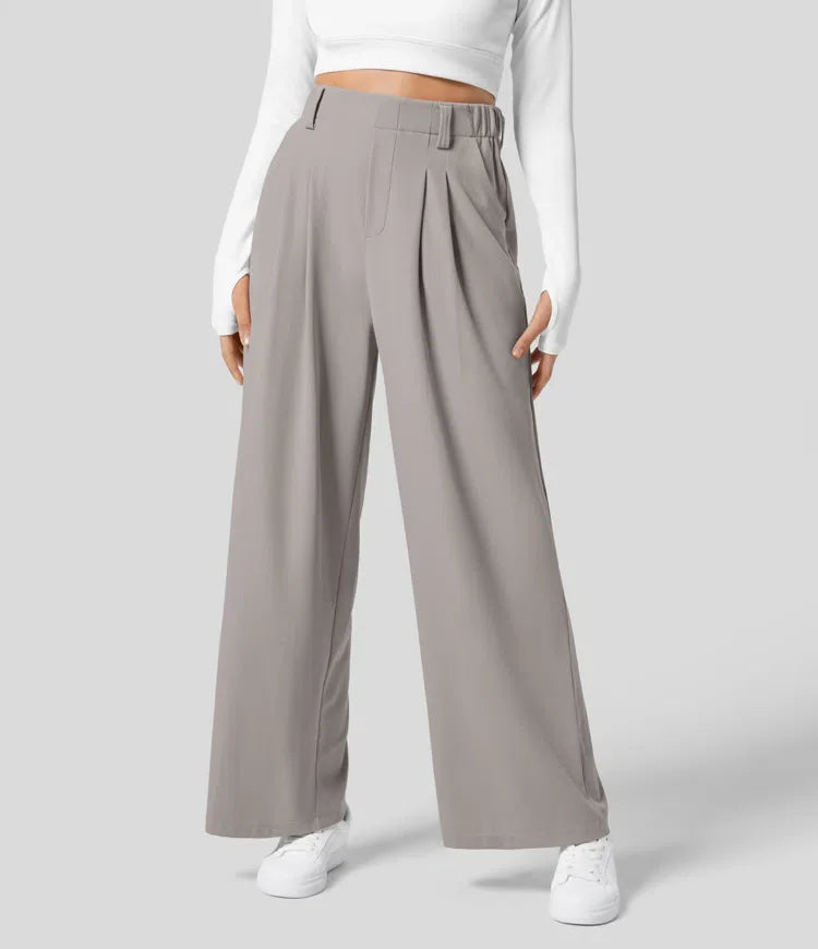PANTALON LARGE TAILLE HAUTE