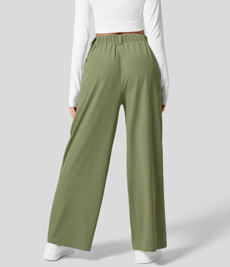 PANTALON LARGE TAILLE HAUTE