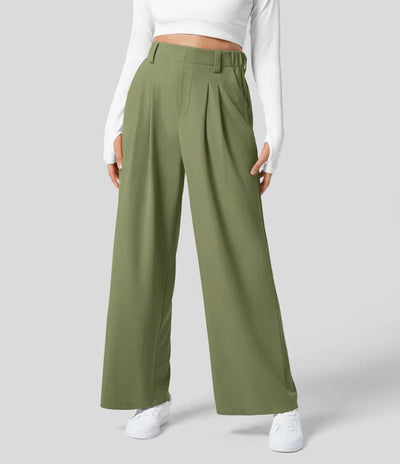 PANTALON LARGE TAILLE HAUTE