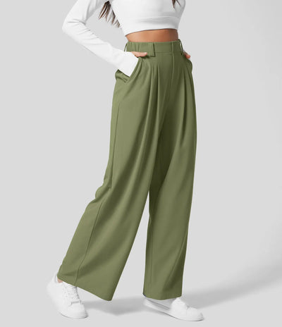 PANTALON LARGE TAILLE HAUTE