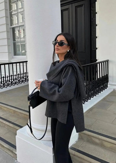Madeleine | Veste Cape Élégante