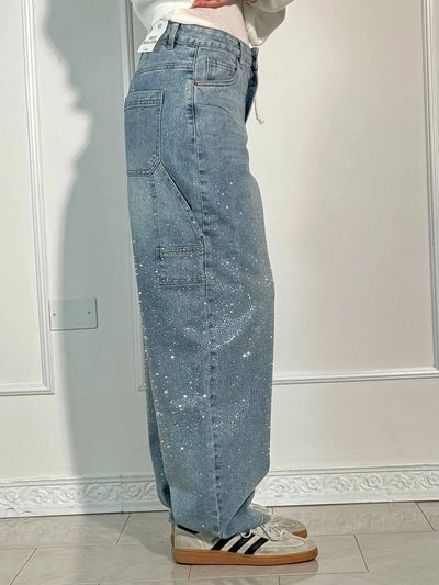 Belle | Jean en Denim Brillant