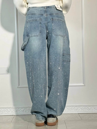 Belle | Jean en Denim Brillant