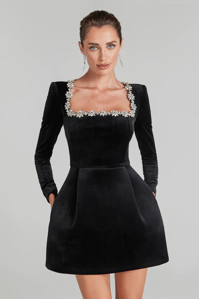Quiana | Robe Élégante en Velours