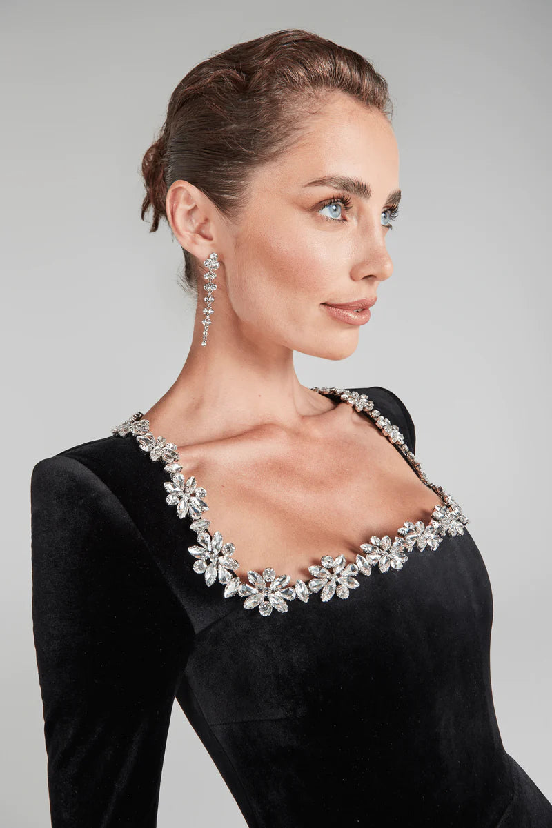 Quiana | Robe Élégante en Velours