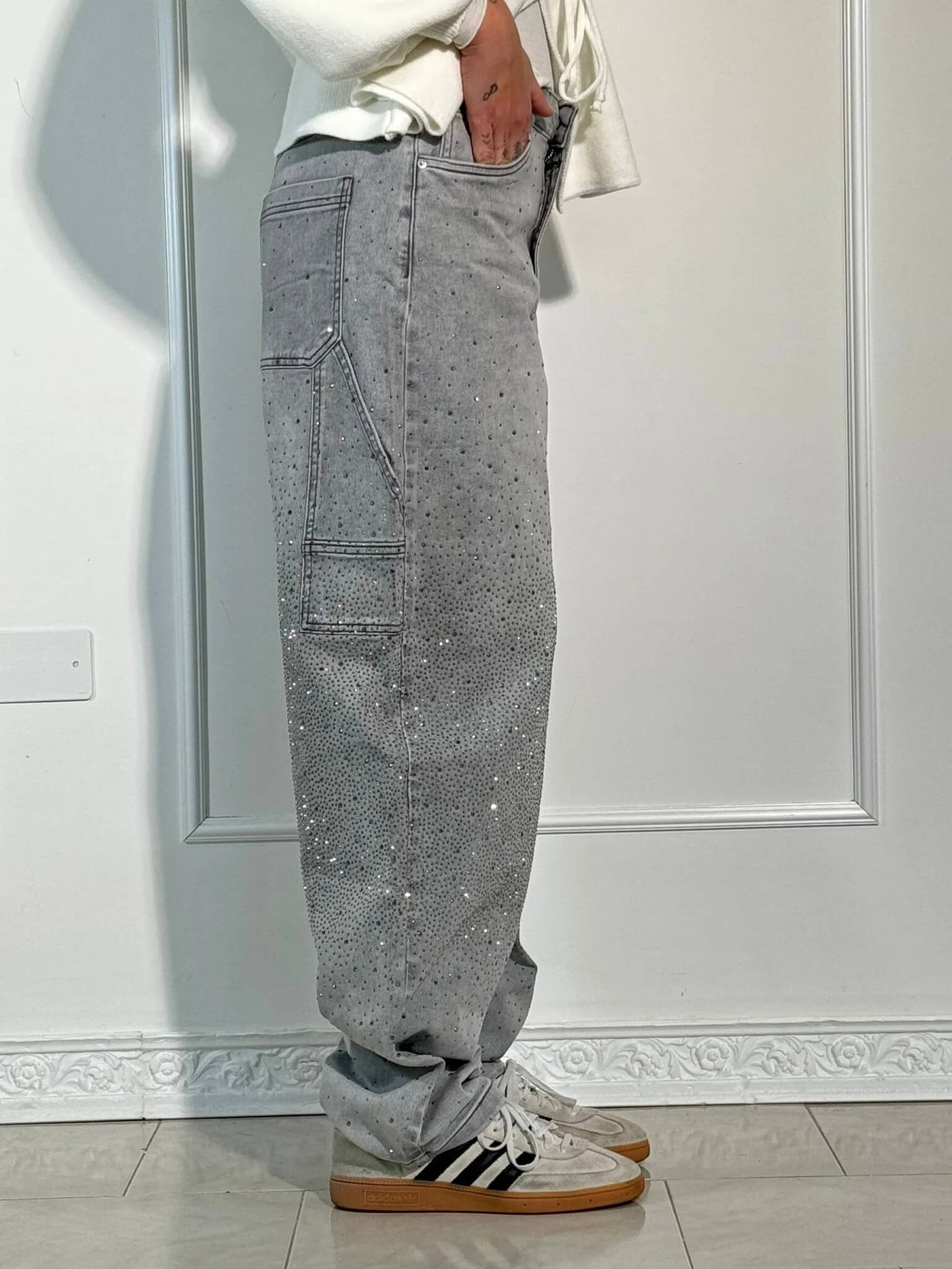 Belle | Jean en Denim Brillant