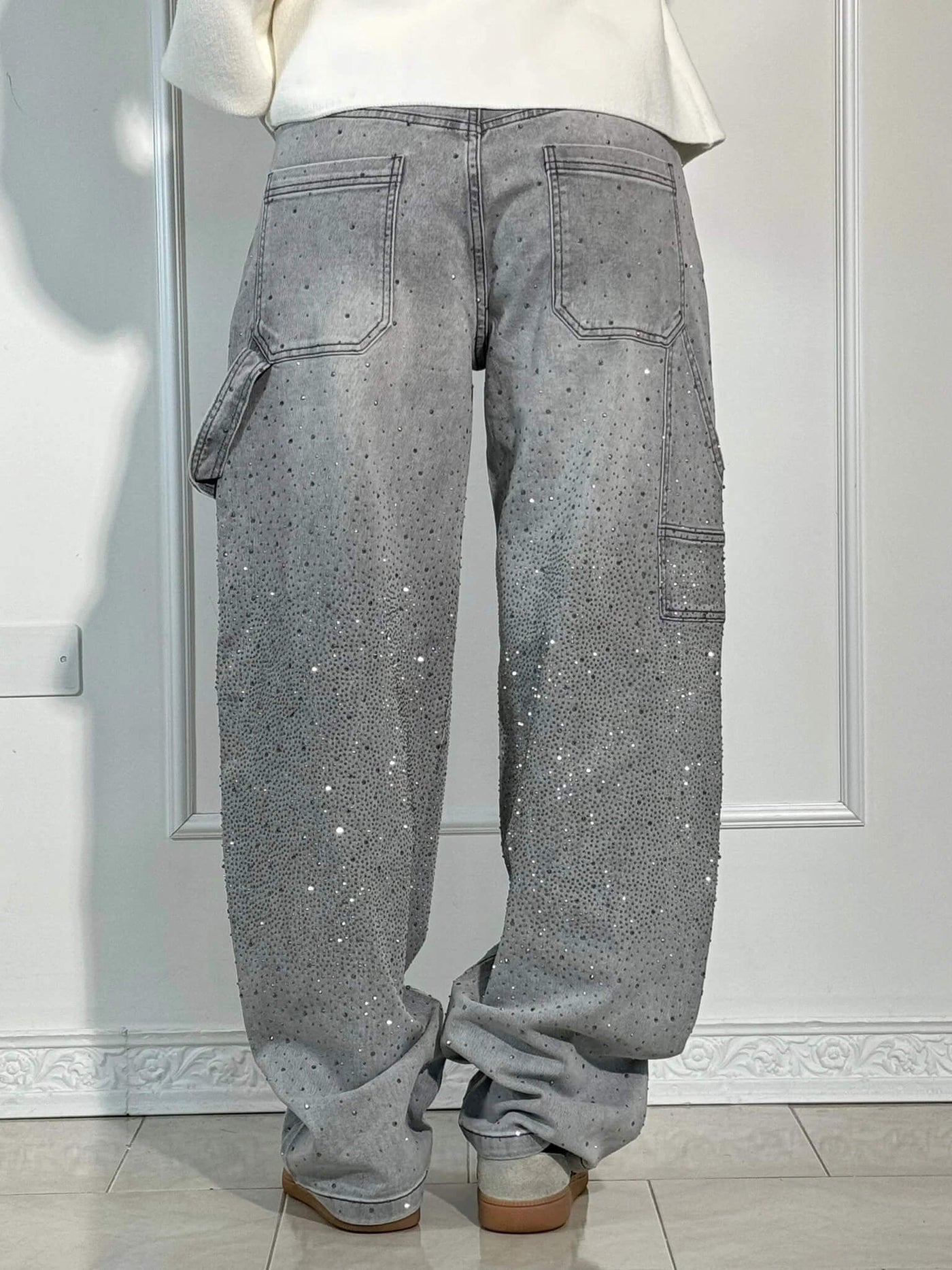 Belle | Jean en Denim Brillant