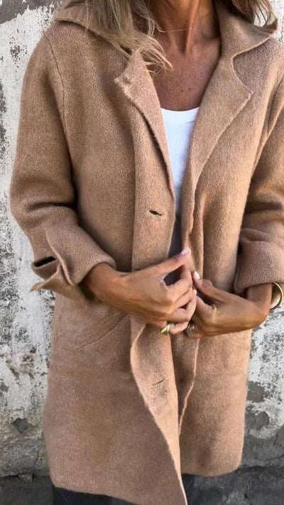 Rosa | Manteau Boutonné Élégant