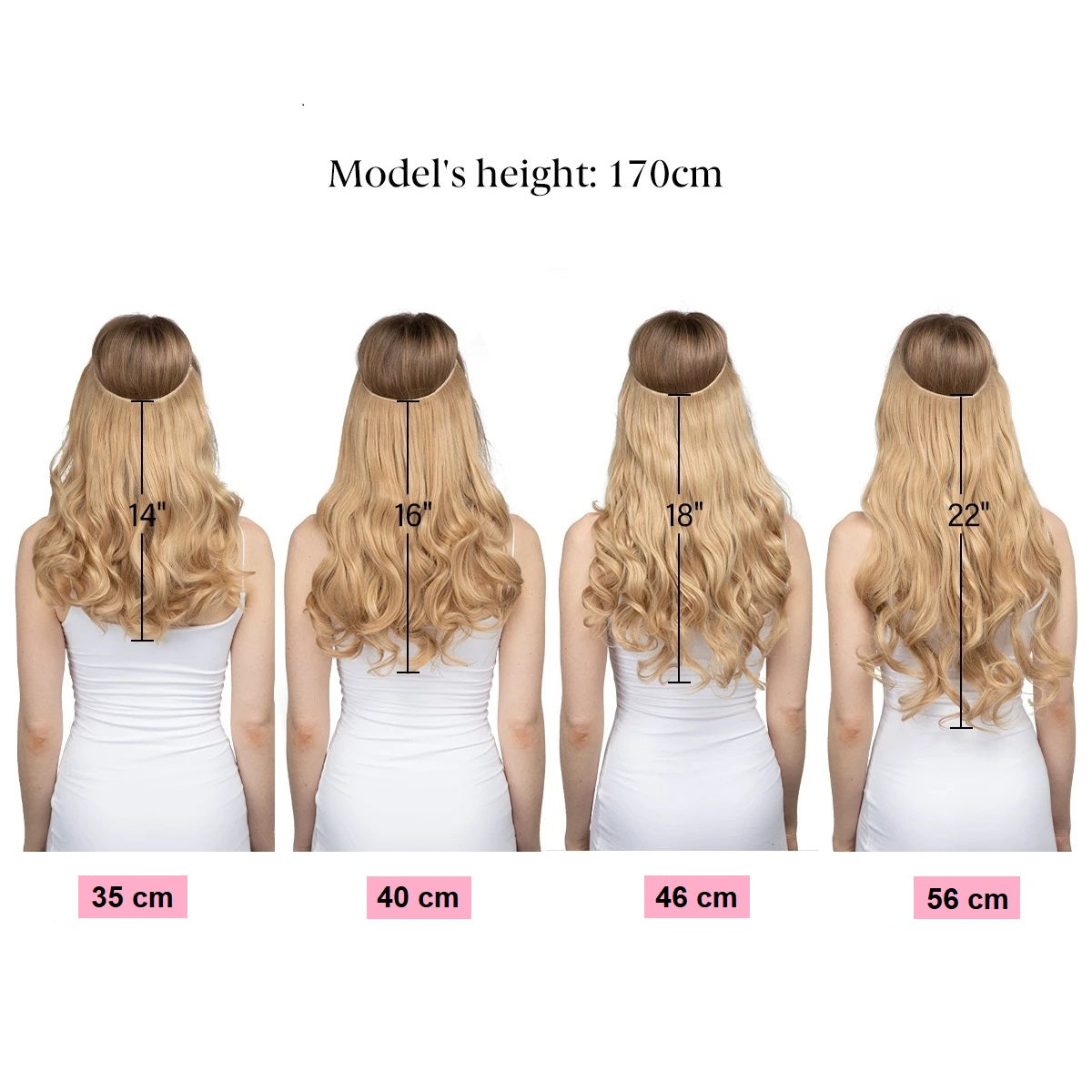Extensions de cheveux blonds bruns