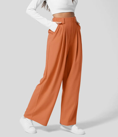 PANTALON LARGE TAILLE HAUTE