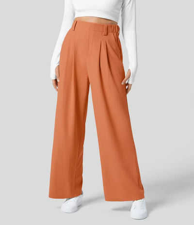 PANTALON LARGE TAILLE HAUTE