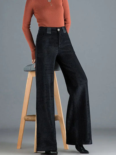 Astra | Pantalon Large en Velours Luxe