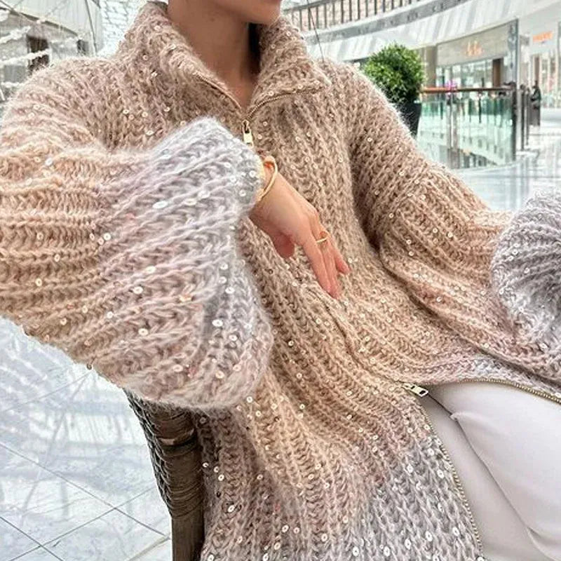 Lucille | Sweat Scintillant Élégant